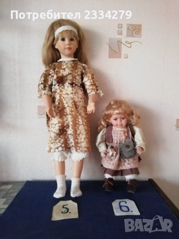 Порцеланови кукли от Англия и Германияразмери: високи 75,85см., снимка 15 - Колекции - 46218903