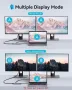 USB C докинг станция за лаптоп 8 в 1 4K 60Hz HDMI портове, снимка 7