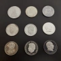 Лот сребърни възпоменателни монети., снимка 1