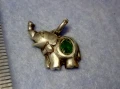 СТАР СКЪПОЦЕНЕН ФИГУРАЛЕН СРЕБЪРЕН ПЕНДАНТ СЛОНЧЕ СРЕБРО ВИСОКА ПРОБА с НАТУРАЛЕН ХРИЗОЛИТ 37437, снимка 6