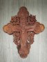 Дървен кръст, разпятие, снимка 1 - Други ценни предмети - 43897790