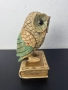 Дървена статуетка бухал върху книга №7430 , снимка 3