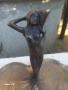 СТАРА БРОНЗОВА СТАТУЕТКА ФИГУРА , снимка 2
