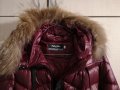 Дамско яке с качулка от естествен косъм, снимка 6