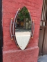 Немско огледало. Атрактивен, рядък модел. Височина 75см., ширина на огледалото 30см. и ширина на рам, снимка 4