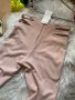 Нов розов панталон с изрязана талия , снимка 3