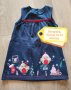Коледна ватирана рокля George 18-24 мес, снимка 1 - Бебешки рокли - 34642135