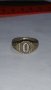 Старинен пръстен сачан ръчна изработка с БУКВА О - 67141, снимка 5