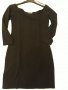 Черна еластична елегантна рокля марка Н & М къса с 3/4 ръкав и много сексапилно лодка-деколте, снимка 9