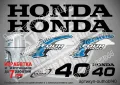 HONDA 25 hp Хонда извънбордови двигател стикери надписи лодка яхта, снимка 11