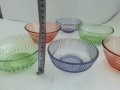 Стъклени купички цветно стъкло, снимка 4