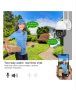 WiFi PTZ IP камера за видеонаблюдение,HD, V380 Pro, Аларма, Проследяване на движение, снимка 2