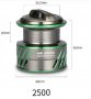 Професионална метална спининг макара MK2500 - 110 лв., снимка 10