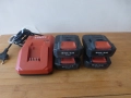 Зарядно С 4/12-50 за машини 12 V с 4 батерии HILTI Хилти, снимка 1
