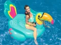 НОВИ! Надуваем остров дюшек 2.07м Bestway Tipsy Toucan Ride-On , снимка 4