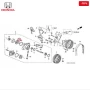 О-пръстен хидравлична помпа 91347-P2A-003 Honda, снимка 2