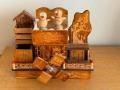 Дървен музикален сувенир с две танцуващи патета, снимка 4