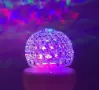 Коледна кристална въртяща се топка LED светлина, снимка 1