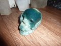 Интересен череп от мъхов ахат, снимка 3
