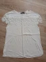 Нова бяла блуза с къс ръкав тениска размер S, снимка 1