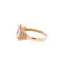 Златен дамски пръстен 2,51гр. размер:54 14кр. проба:585 модел:21158-1, снимка 2