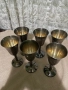 Комплект от 6 посребрени високи чаши , снимка 4