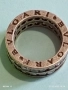 Луксозен сребърен пръстен BVLGARI с кристали марков 22248, снимка 7
