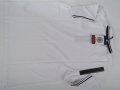 Мъжка памучна блуза в бяло с контрастни елементи Jimmy Sanders - L, снимка 4