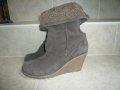 Дамски ботуши естествен велур, снимка 2