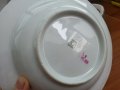 Стар български порцелан чинии бароков стил, снимка 3