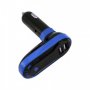 MP3-FM трансмитер за автомобил с Bluetooth,2 х USB, Micro SD, AUX, снимка 2