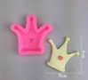 Тривърха царска корона силиконов молд форма декорация и украса торта фондан шоколад мъфини, снимка 2
