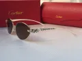 Cartier 2024  дамски слънчеви очила елипса кръгли овални, снимка 12