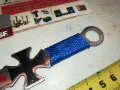 НОЖ С КРЪСТ-СИНЯ ОПЛЕТКА 1203252018, снимка 7