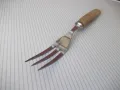 Вилица "ROSTFRI SWEDEN" с дървена дръжка, снимка 5