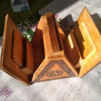Дървена кутия за цигари, снимка 5 - Колекции - 43058215