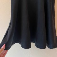 Черна къса пола с презрамки и цип на гърба с перла 🖤, снимка 2 - Поли - 43971825