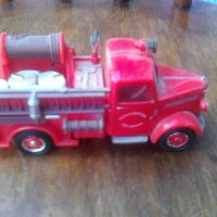 Макет на стар английски пожарен автомобил 2, снимка 1 - Колекции - 38546032