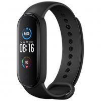 ФИТНЕС ГРИВНА XIAOMI MI BAND 5 BLACK, снимка 1 - Смарт гривни - 34803279