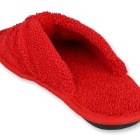 Италиански хавлиени чехли с отворени пръсти Inblu, Червени, снимка 3 - Пантофи - 43579511
