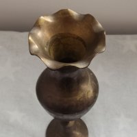 Красива бронзова ваза , снимка 5 - Вази - 39411153