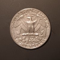 1/4 долар 1983 САЩ Вашингтон , снимка 3 - Нумизматика и бонистика - 43151123
