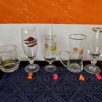 Чаши,халби за бира,безалкохолно,Загорка,Каменица,Шуменско,Staropramen, Glarus,Софийско пиво, левски, снимка 4 - Сервизи - 12138708