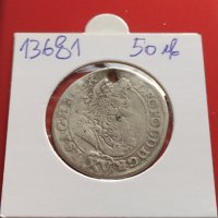 Сребърна монета 15 кройцера Леополд първи Кремниц Унгария 13681, снимка 1 - Нумизматика и бонистика - 42987579