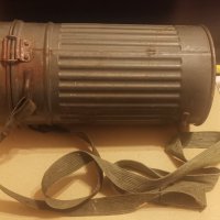 Немска кутия за противогаз от ВСВ Луфтшуц оригинал., снимка 1 - Антикварни и старинни предмети - 40244642