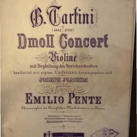 Giuseppe Tartini (1692–1770)  g-Moll Concert fur Violine, снимка 1 - Други - 32618630