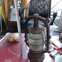 Стар немски газен фенер, снимка 4 - Антикварни и старинни предмети - 38431260