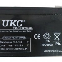 Акумулаторна батерия UKC 12V 12Ah WST-12, снимка 5 - Друга електроника - 38555486