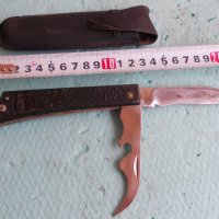  Руски сгъваем нож с калъф , снимка 1 - Други ценни предмети - 26952485