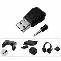 USB донгъл за Bluetooth слушалки и микрофон за Плейстейшън 4 /  Bluetooth за PS4   , снимка 4 - PlayStation конзоли - 32624538